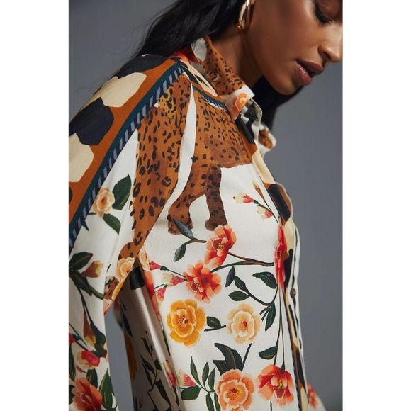 Anthropologie Farm x Anthropologie Printed Maxi Dress - Picture 4 of 7